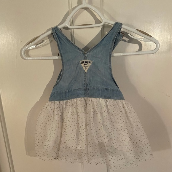Denim ballerina dress. - Picture 2 of 3